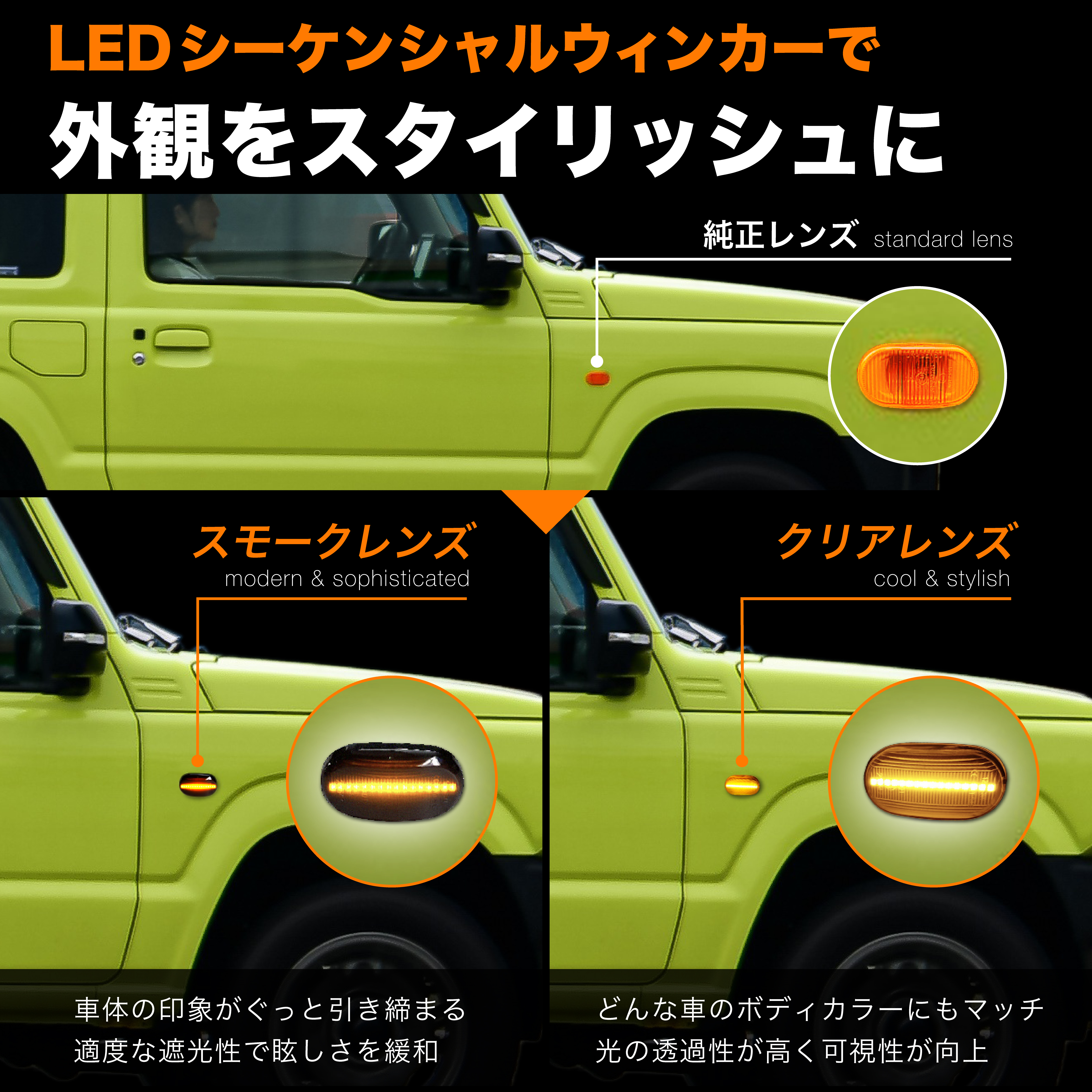 LEDサイドマーカー