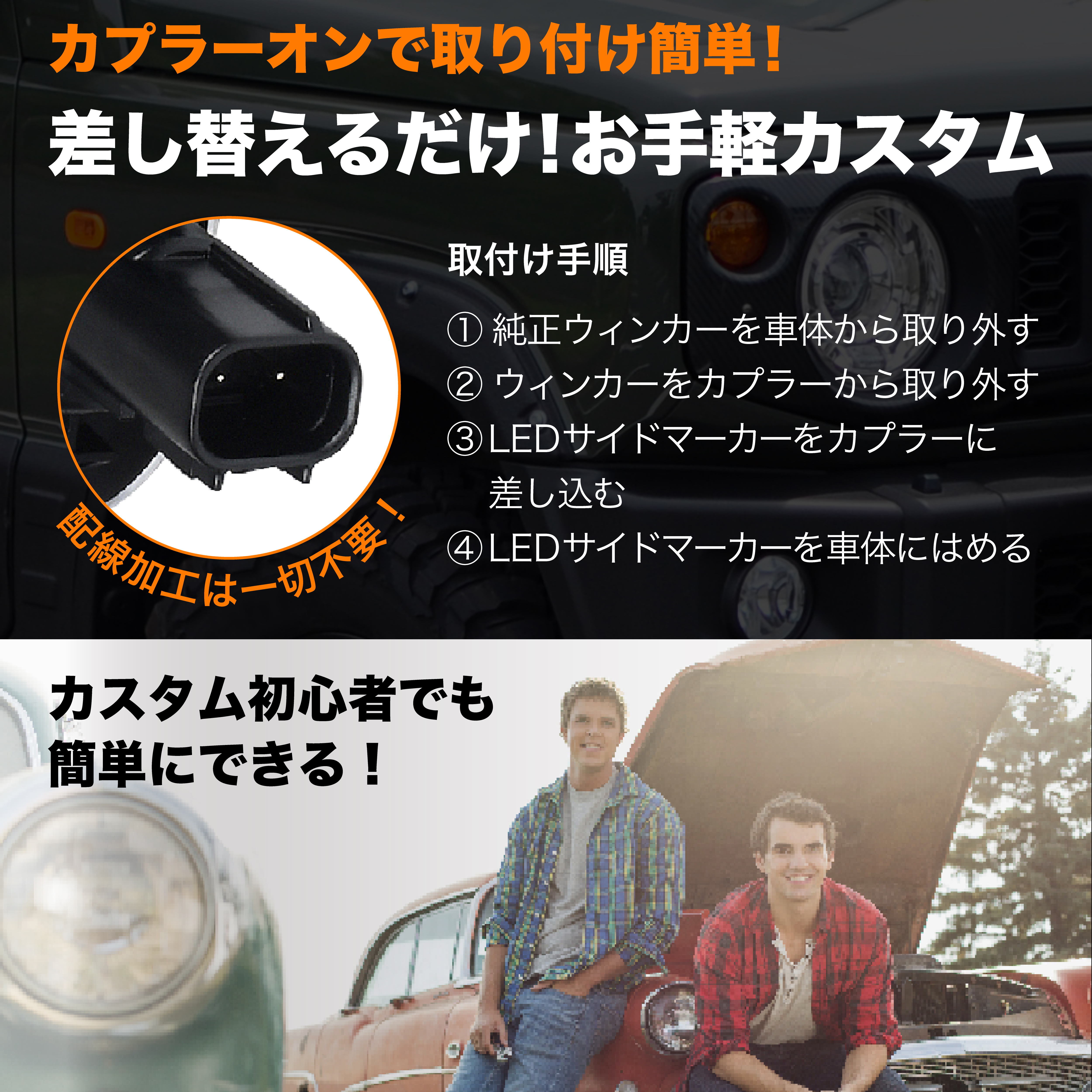 LEDサイドマーカー